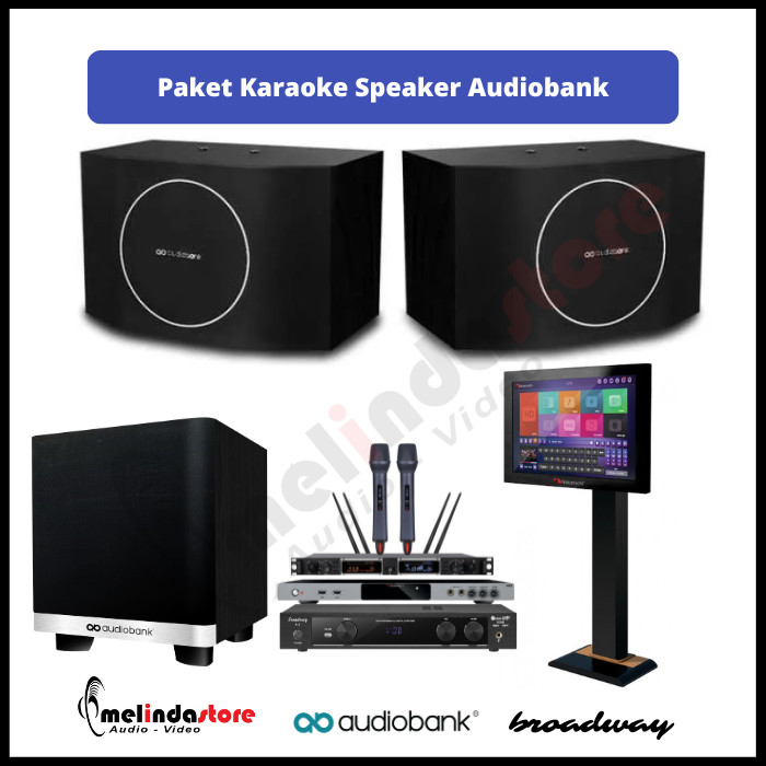Paket Karaoke Speaker Audiobank | Lengkap